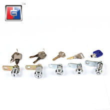 Furniture assembly zinc alloy key push button cam locks furniture assembly locks clip anti-theft cabinet lock